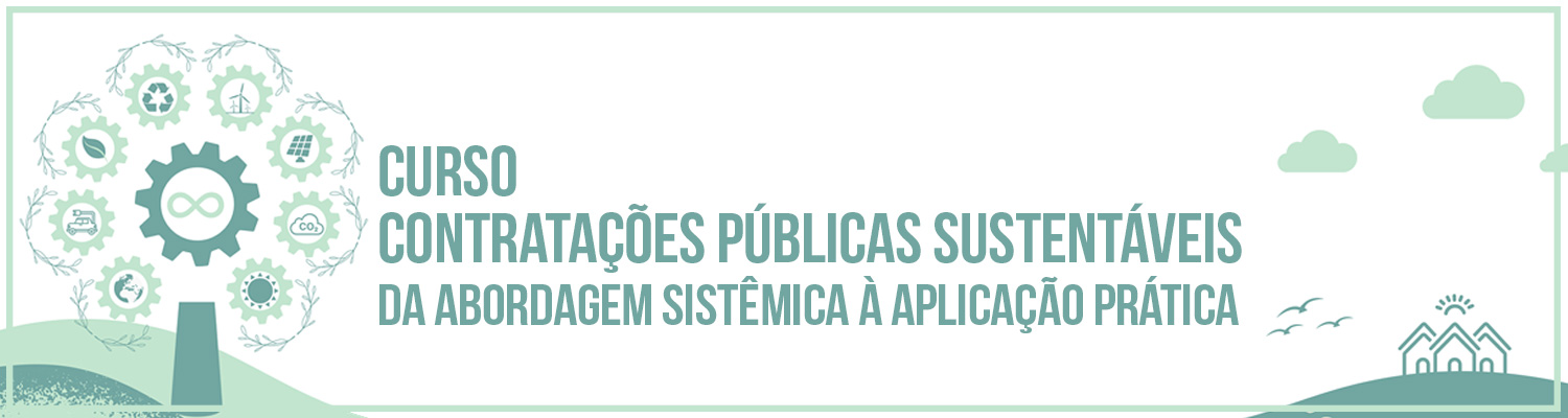 Curso "Contratações públicas sustentáveis: da abordagem sistêmica à aplicação prática"