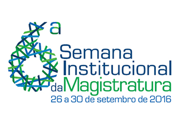 Logo 6ª Semana Instiucional da Magistratura