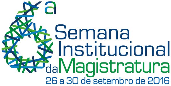 Logo 6ª Semana Institucional da Magistratura