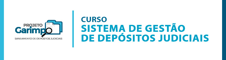 Curso "Sistema de Gestão de Depósitos Judiciais"