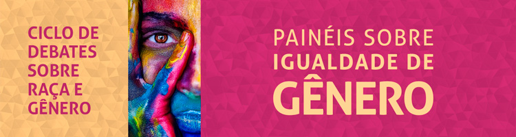 Imagem - banner evento: Painéis sobre igualdade de gênero