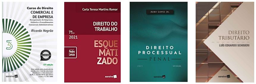 Imagem com as capas dos livros mencionados no texto