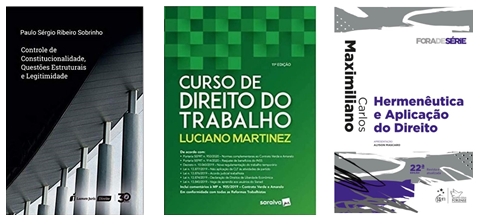 Imagem com as capas dos livros mencionados no texto