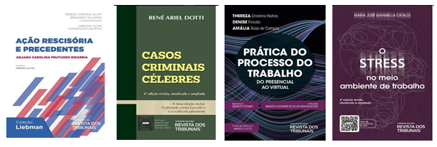 Imagem com as capas dos livros mencionados no texto