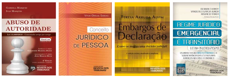 Imagem com as capas dos livros mencionados no texto