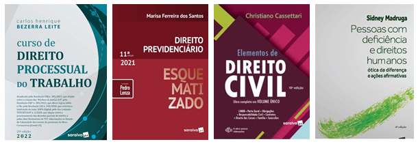 Imagem com as capas dos livros mencionados no texto