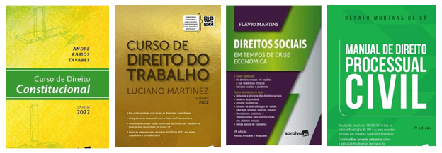 Imagem com as capas dos livros mencionados no texto