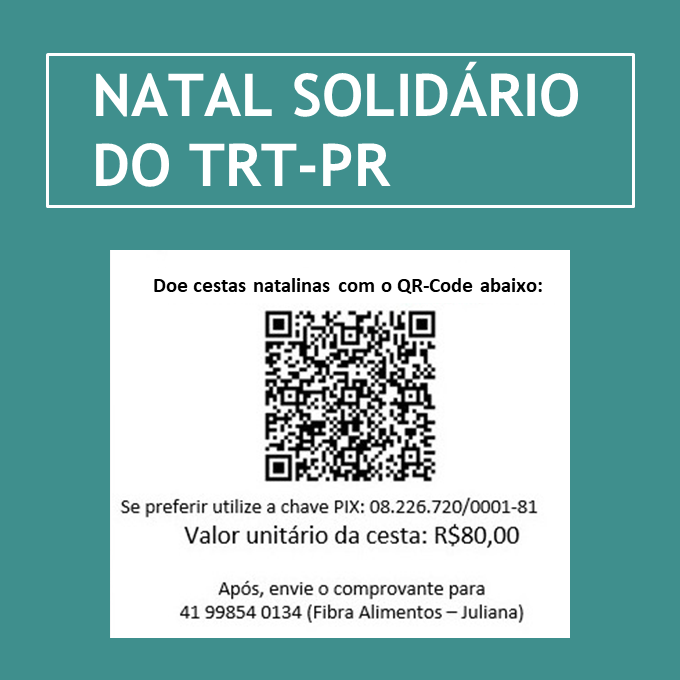 QR Code - Doação Campanha Natal Solidário (arquivo PNG)