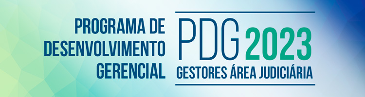 PDG 2023 - Gestores Área Judiciária